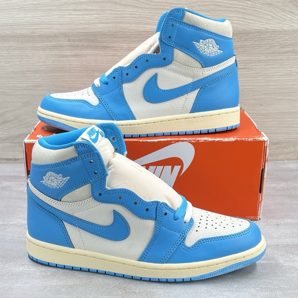 Air Jordan 1 Retro High OG Blue White Basketball Shoes DZ5485-402 Men's Size 8